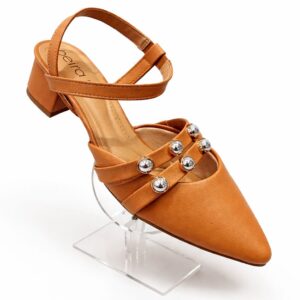 Slingback Beira Rio Salto bloco baixo